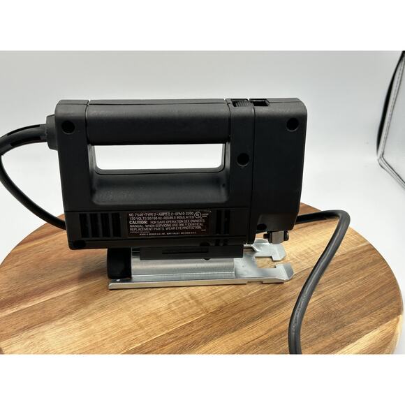 Vintage Black & Decker Jig Saw M47 Series 7548 USA w/ Fence Guide Blades Manual - Picture 12 of 16